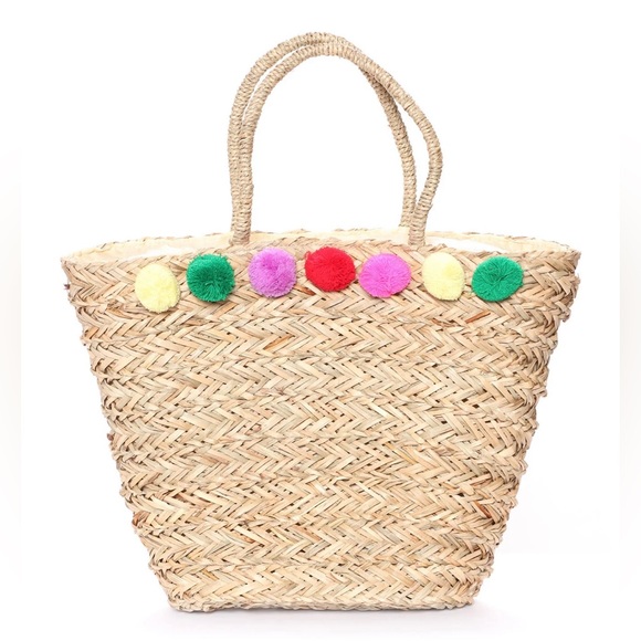 Woven Beach Tote - Picture 1 of 4